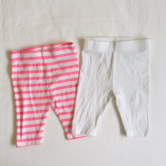 joe fresh 4-pack cropped leggings bundle 3-6 months baby girl - Picture 4 of 7